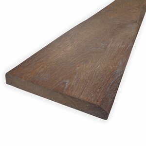 eiken - oude plank Plank voor binnen / beschut buiten - 28x185 mm - whitewash - AD