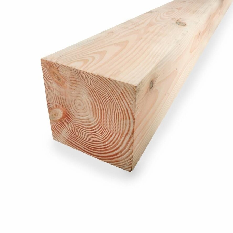 Douglas balk - 85x85 mm - geschaafd - balk voor buiten - douglashout KD 18-20% Douglas balk - 85x85 mm - geschaafd - balk voor buiten - douglashout KD 18-20%