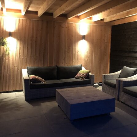 Douglas triple blokprofiel - 21x125 mm - geschaafd - Deens rabat - douglashout KD 18-20%