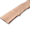 Douglas boomstam plank - 18x150-200 mm - ruw / fijnbezaagd - schorsplank - douglashout AD 20-25%