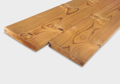 Thermowood terrasplanken bij HOUTvakman.be - Alles voor een prachtig thermo wood terras & vlonder - gegroefde vlonderplanken & b-fix rabat - Voordelig online! 