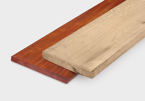Alle verse AD (air dried) houten planken van HOUTvakman.be - vochtpercentage (oppervlak) 20-25% - Unieke collectie met diverse houtsoorten - Voordelig online!