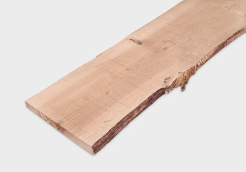 Boomstam planken / schorsplanken van HOUTvakman.be - Rustieke schaaldelen voor een landelijke uitstraling met een stoer accent -  Geïmpregneerd hout of douglas?