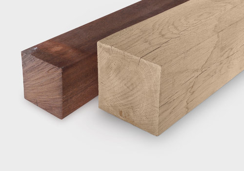 Houten balken van HOUTvakman.be - steunbalken (liggers & staanders) voor binnen & buiten - eiken, douglas, lariks, hardhout, thermowood, vuren, & grenen! 