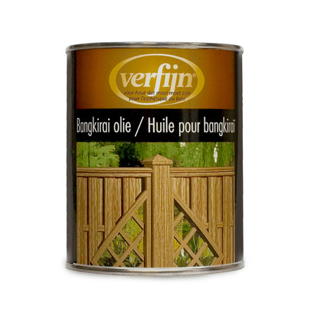 Bangkirai olie - 750 ml - hardhoutolie speciaal voor Bankirai hout