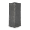 Betonpoer 18x18 cm - 50 cm hoog - antraciet - M20 indraaihuls - Beton sokkel / Betonnen poer