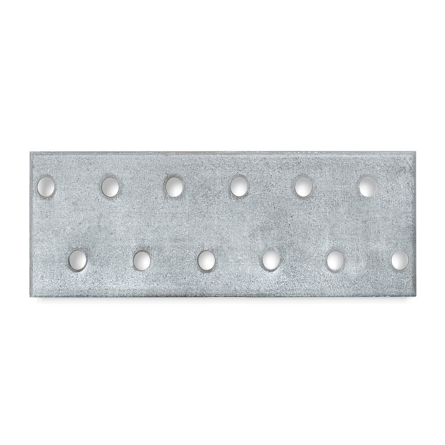 Koppelplaat - 40x120 mm - verbindingsplaat verzinkt Koppelplaat - 40x120 mm - verbindingsplaat verzinkt