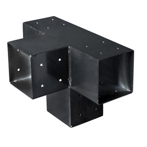 Hoekverbinding hout - T-stuk 4 balken - 120x120 of 150x150 mm