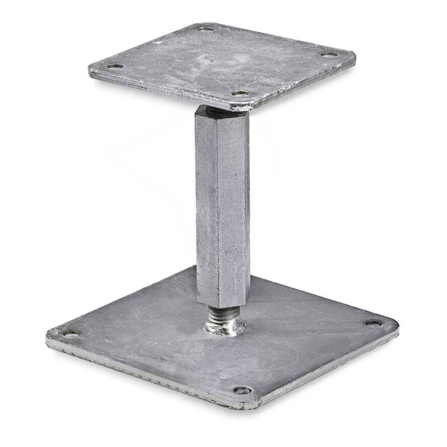 Kolomvoet - verstelbare paalhouder - 14-20 cm hoog Kolomvoet - verstelbare paalhouder - 14-20 cm hoog
