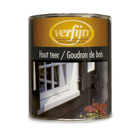 Teer verf voor hout