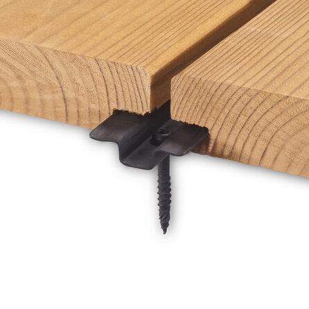 BFIX clips - B-Fix Black One clips - montageclips INOX zwart gecoat - onzichtbare montage - 100 stuks
