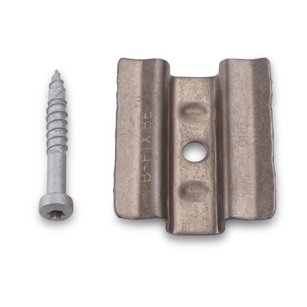 BFIX clips - B-Fix One clips RVS - montageclips RVS / inox - onzichtbare montage - 100 stuks