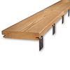 BFIX Border clips - B-Fix eindclips inox / RVS - rand clips - onzichtbare randmontage - 50 stuks