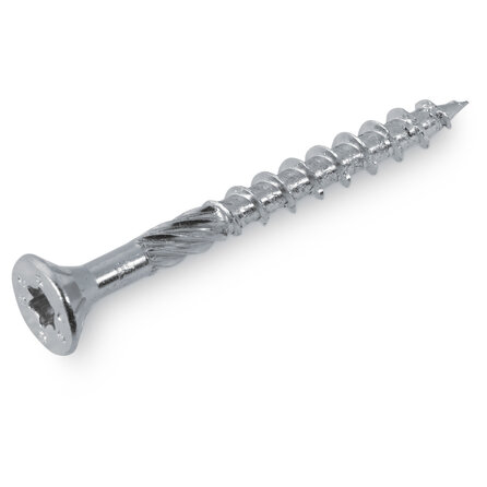 Universele houtschroeven - blauw/wit verzinkt - 5 mm - gegalvaniseerde houtvijzen - Torx 25 - deeldraad - met boorpunt - 200 stuks Universele houtschroeven - blauw/wit verzinkt - 5 mm - gegalvaniseerde houtvijzen - Torx 25 - deeldraad - met boorpunt - 200 stuks