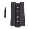 BFIX clips - B-Fix Connect Black clips - montageclips INOX zwart gecoat - onzichtbare montage - 50 stuks