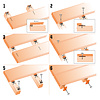 B-fix Air - HDPE - ventilatie wig - BFIX - onzichtbare montage - 100 stuks