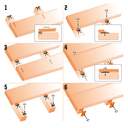 B-fix Air - HDPE - ventilatie wig - BFIX - onzichtbare montage - 100 stuks