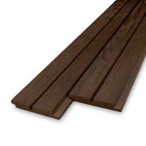 thermo - rabat Essen thermowood dubbel blokprofiel (50/50) - 21x125 mm - geschaafd - KD