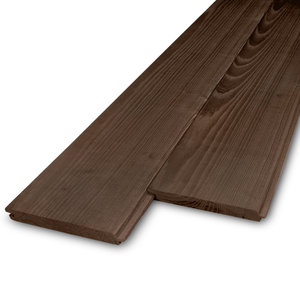 thermo - vellingdeel Essen thermowood planchet - 21x135 mm - geschaafd - KD