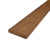 Frake thermowood plank - 21x88 mm - geschaafd - plank voor buiten - thermo fraké hout KD 8-12%