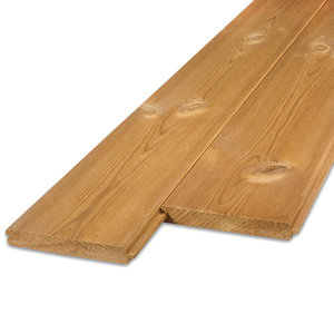Grenen thermowood planchet - 21x135 mm - geschaafd - KD