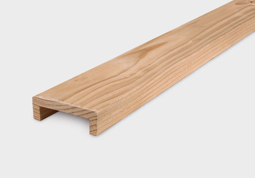 Douglas afwerklatten Douglas afwerklatten van HOUTvakman.be - Voor een strakke afwerking van uw douglas hout gevel, wand, schutting en/of terras! Voordelige U-vorm afwerklatten!