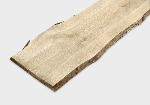 Grenenhout schaaldelen - voordelig online - bij HOUTvakman.be! Rustieke grenen boomstam / schors planken - met grove schorsrand - voor een stoer accent! 