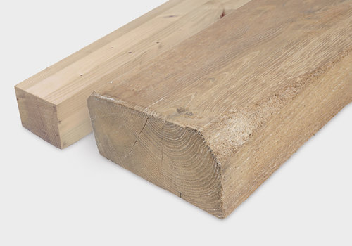 Alle houten balken & palen, onderverdeeld per bewerking, bij HOUTvakman.be - Ruw, geschaafd, gefreesd, gelamineerd & verouderd - Unieke collectie! 