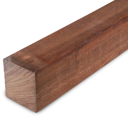 Angelim vermelho balk - 150x150 mm - ruw / fijnbezaagd - balk voor buiten - angelim vermelho hardhout AD 20-25%