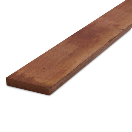 Cumaru plank - 26x155 mm - ruw / fijnbezaagd - plank voor buiten - cumaru hardhout KD 18-20%