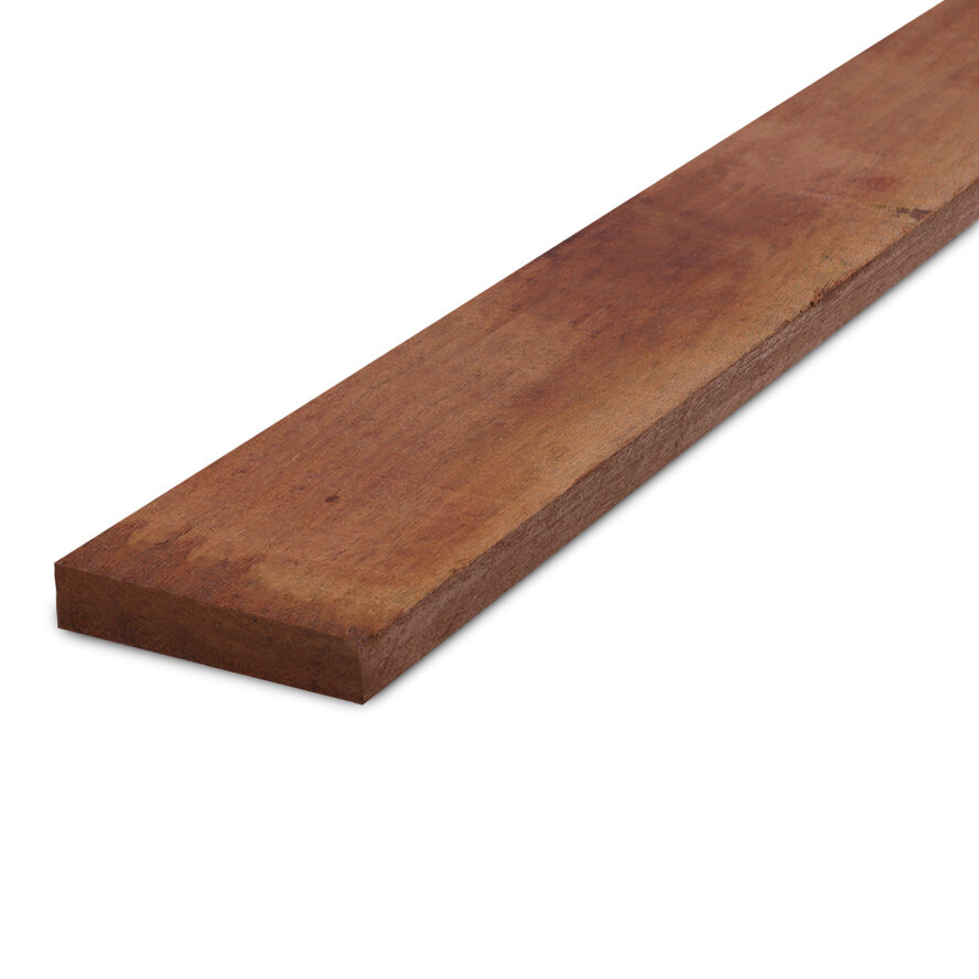Cumaru plank - 33x155 mm - ruw / fijnbezaagd - plank voor buiten - cumaru hardhout KD 18-20% Cumaru plank - 33x155 mm - ruw / fijnbezaagd - plank voor buiten - cumaru hardhout KD 18-20%