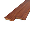 Padouk channelsiding - 21x64 mm - geschaafd - channel siding - padoek hardhout AD 20-25%