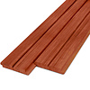 Padouk dubbel blokprofiel (50/50) - 21x125 mm - geschaafd - blokprofiel dubbel - padoek hardhout AD 20-25%