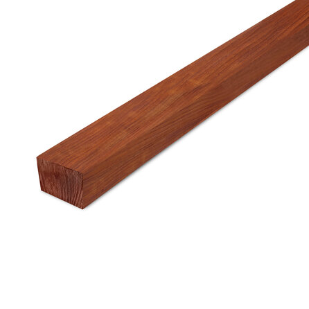 Padouk balk - 40x60 mm - geschaafd - balk voor buiten - padoek hardhout AD 20-25%