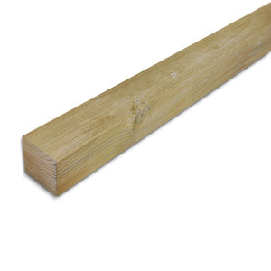Geïmpregneerd grenen balk - 68x68 mm - geschaafd - KD