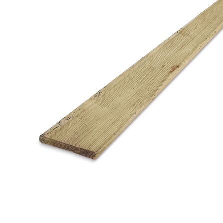 Geïmpregneerd grenen lat - 16x70 mm - geschaafd - houten lat voor buiten - gedrenkt grenenhout KD 18-20%