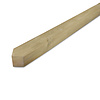 Geïmpregneerd grenen paal met punt - 68x68 mm - geschaafd - puntpaal - gedrenkt grenenhout KD 18-20%