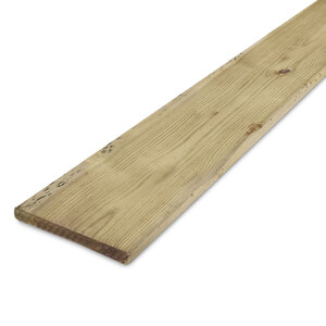 Geïmpregneerd grenen plank - 20x200 mm - geschaafd - KD