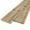 Geïmpregneerd grenen overhangend rabat - 16x127 mm - geschaafd - OH rabatdeel - gedrenkt grenenhout KD 18-20%