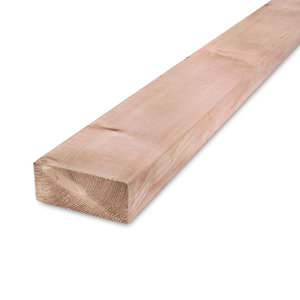 Red class wood balk - 45x90 mm - geschaafd - KD