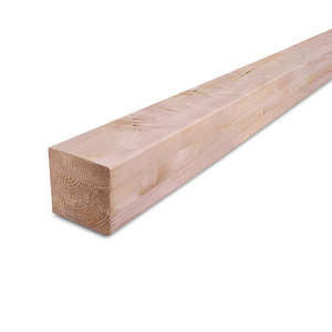 Red class wood balk - 120x120 mm - geschaafd - KD
