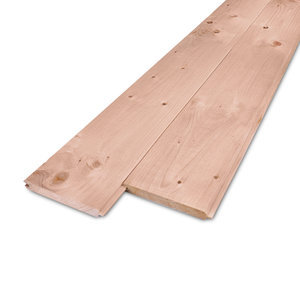 Red class wood planchet - 18x135 mm - geschaafd - KD