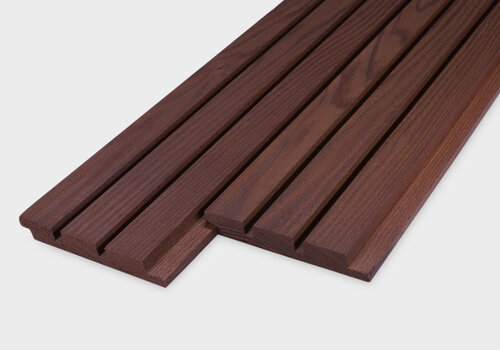 Thermowood gevelbekleding bij HOUTvakman.be - Ruime collectie rabat planken in diverse stijlen & thermo houtsoorten - Alles voor een sfeervolle houten gevel!