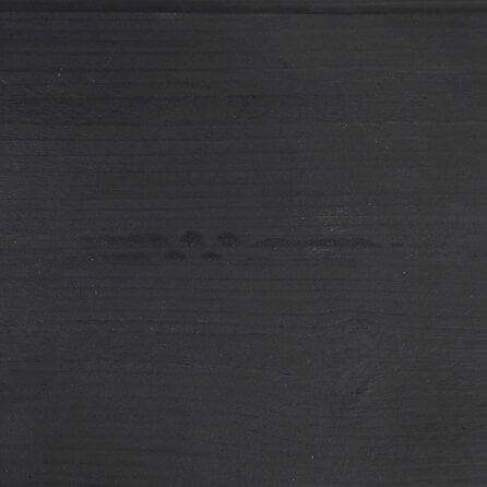 Zwart vuren ventilatielat - 28x45 mm - geschaafd - ventilatielat afgeschuind - zwart gebeitst vurenhout KD 18-20%