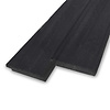 Zwart vuren z-profiel - 18x170 mm - geschaafd - shiplap - zwart gebeitst vurenhout KD 18-20%