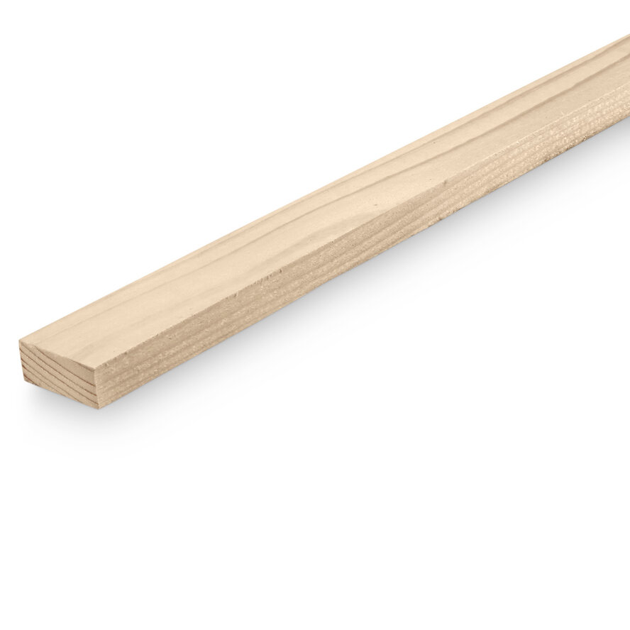 Vuren panlat - 28x45 mm - geschaafd - houten lat - vurenhout KD 18-20% Vuren panlat - 28x45 mm - geschaafd - houten lat - vurenhout KD 18-20%