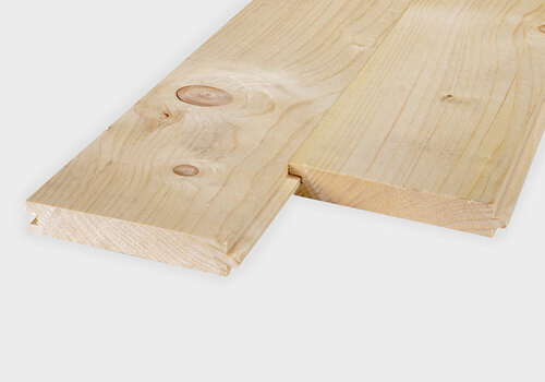 Vurenhout dakbeschot bij HOUTvakman.be, dé online hout specialist! Gerichte collectie vuren rabat voor het dak & plafond - onbehandeld, geïmpregneerd & thermo! 