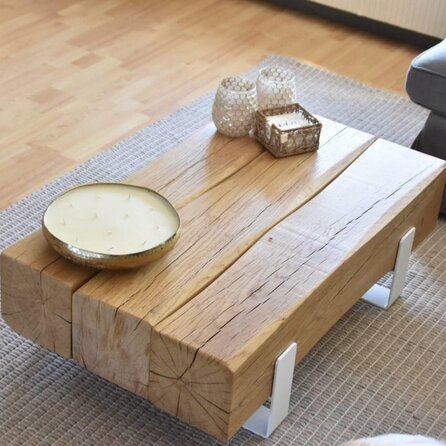 Verouderd eiken balk - 40x190 mm - geborsteld - balk voor buiten - oud eikenhout AD 20-25% Verouderd eiken balk - 40x190 mm - geborsteld - balk voor buiten - oud eikenhout AD 20-25%