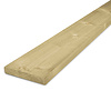 Geïmpregneerd steigerhout plank - 32x200 mm - ruw / fijnbezaagd - steigerplank - vuren steiger hout - KD 18-20%