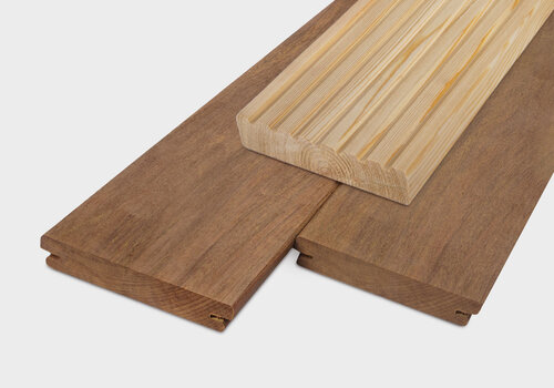 Houten terrasplanken / vlonderplanken bij HOUTvakman.be - Altijd de juiste terras & vlonder plank van douglas, hardhout, thermowood & geïmpregneerd tuinhout! 